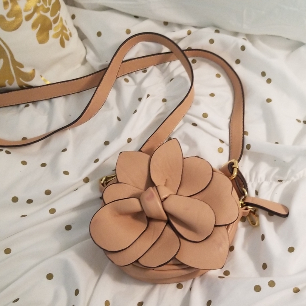 Flower cross-body bag